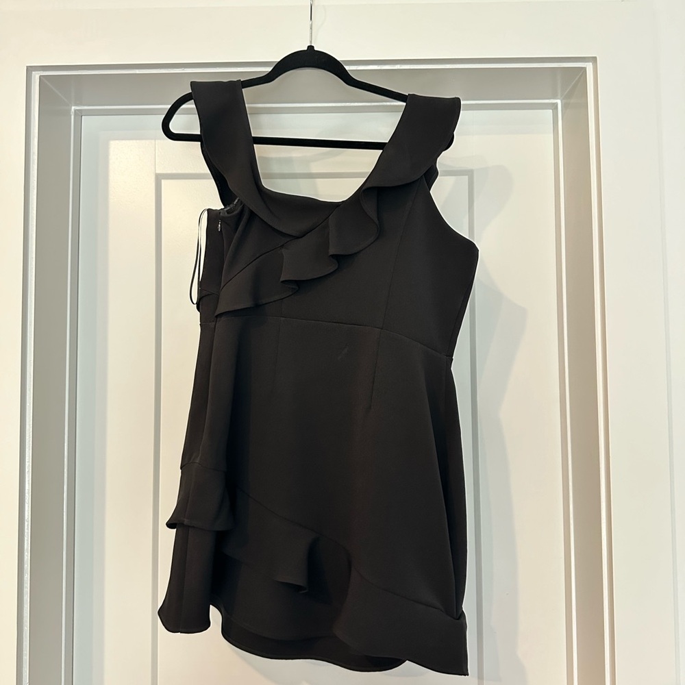 Express Off the Shoulder Ruffle Dress - Picture 3 of 6